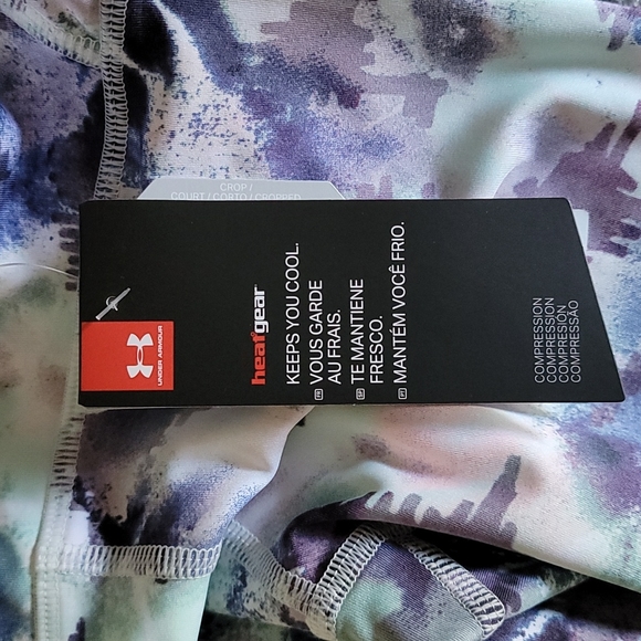 Under Armour Fly Fast Printed Cropped Leggings XS - Picture 15 of 15